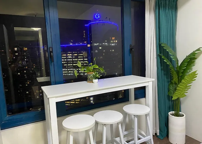 Tropical Chic Escape With Lights View- Modern Scandi