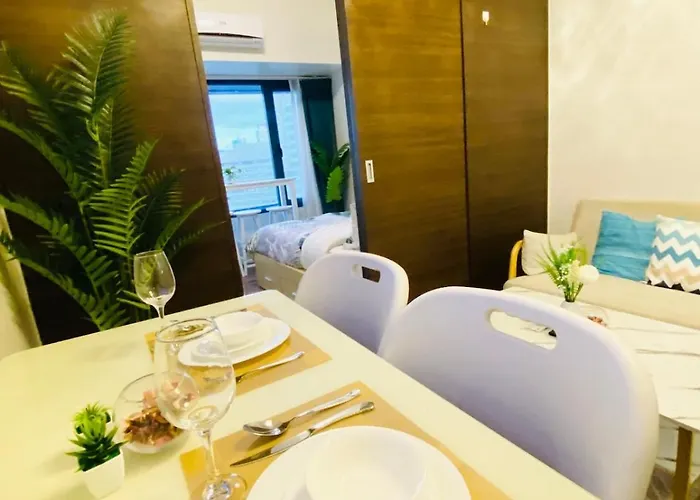 Apartment Tropical Chic Escape With Lights View- Modern Scandi Manila